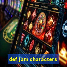 def jam characters